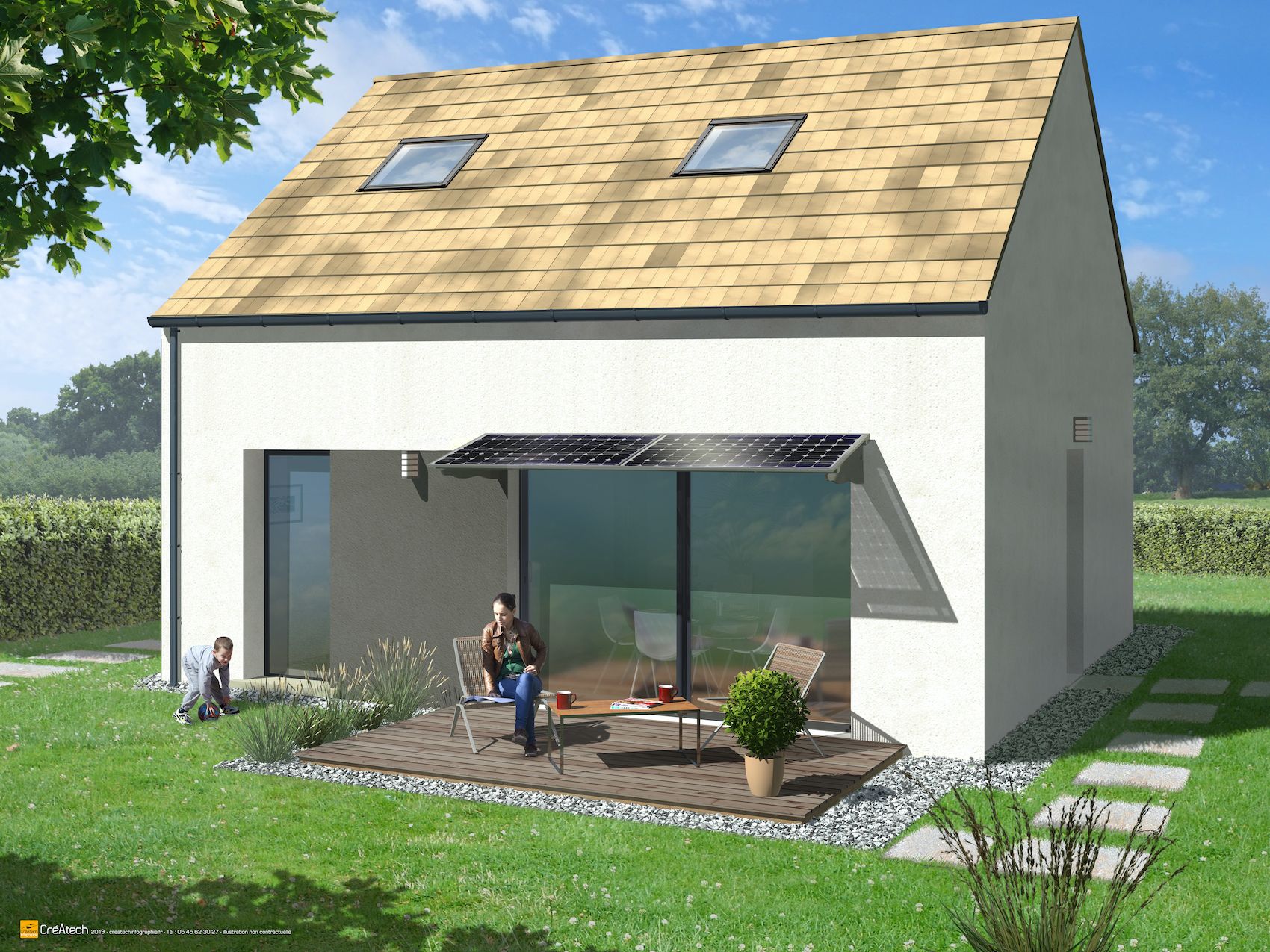 60 M Carre Plan Maison | Ventana Blog
